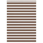 ZNTS Zebra Blind Brown 155x230 cm Fabric Width 150.9 cm Polyester 4014402