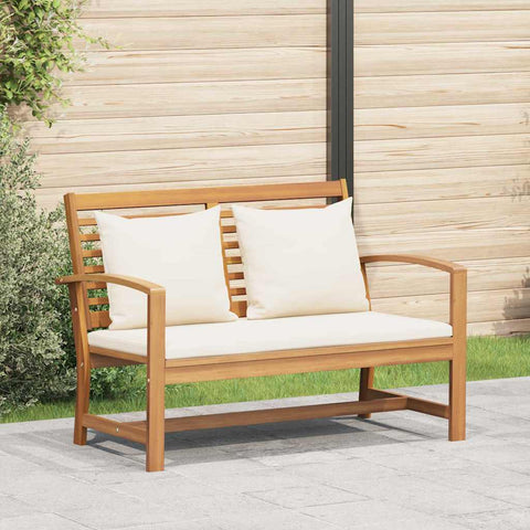 Garden Bench Natural 110 x 64 x 76.5 cm Solid teak wood 42006404