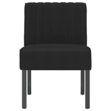 Slipper Chair Black Velvet 352454