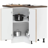 Kitchen Corner Base Cabinet Lucca Old Wood Engineered Wood 853755
