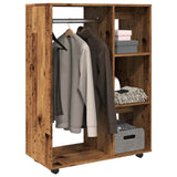 Wardrobe Old Wood 80x40x110 cm Engineered Wood 856668