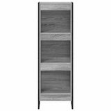 Book Cabinet Grey Sonoma 40 x 30 x 121 cm Engineered Wood 886369