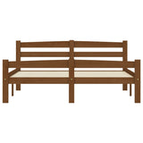 Bed Frame Honey brown Solid pinewood, plywood Single Durable 322077