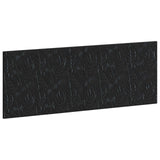 Wall-Mounted Headboard DELFT Black Engineered Wood 897176