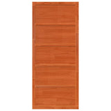 Barn Door Wax Brown 90 x 2.5 x 208 cm Solid Pine Wood 42047140