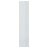 Book Cabinet/Room Divider High Gloss White 80x30x135 cm Engineered Wood 811715