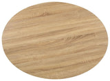 Bistro Table Light Brown 80 cm MDF 286423