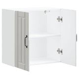 Kitchen Wall Cabinet Lucca High Gloss White Engineered Wood 853819