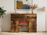 Electric Fireplace Smoked Oak 75 x 24.5 x 75 cm Engineered wood 8020772