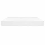Pocket Spring Bed Mattress White 183x213x20 cm Faux Leather 347898