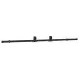 Sliding Door Hardware Kit 213 cm Steel Black 4009719