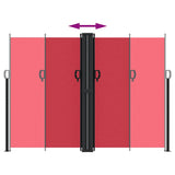 Retractable Side Awning Red 180x1000 cm 4004747