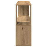Book Cabinet Artisian Oak 100x24x63 cm Engineered Wood 856741
