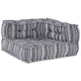 Modular Sofa 3 pcs Grey Print Fabric 3315097