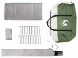 Tipi Tent Green 700 x 700 x 395 cm Polyester and Steel 42028711