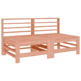 Garden Middle Sofas 2 pcs Solid Wood Douglas 825644