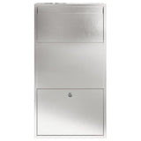 Parcel Drop Box Silver 44 x 22 x 82 cm Stainless Steel 874923