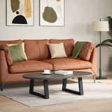 Coffee Table Legs V-Shape 2 pcs Black 60x cm Steel 4012532