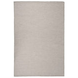 Outdoor Flatweave Rug 120x170 cm Light Grey 340781