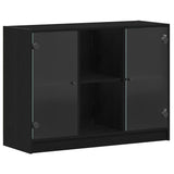 Sideboard Black Oak 100 x 37 x 75.5 cm 3329302