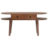 Coffee Table 100x50x46 cm Solid Acacia Wood 282873