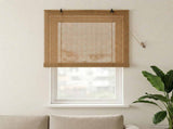 Roller Blind Brown 120 x 160 cm Bamboo 42039786