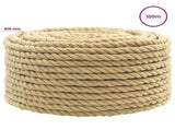 Multipurpose Utility Rope 10 mm 100 m Natural PP 3472891