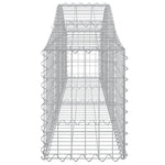 Arched Gabion Baskets 14 pcs 200x30x40/60 cm Galvanised Iron 3145379