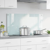 Kitchen Backsplash Milk 100 x 50 cm Tempered Glass 42018018