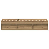 Bed Frame without Mattress Artisan Oak 90x190 cm Single Engineered Wood 3328826