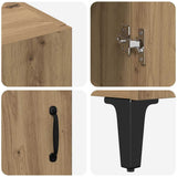Highboard Artisan Oak 69.5 x 34 x 180 cm Engineered Wood 3415932