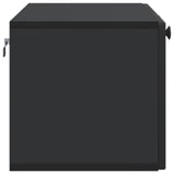 Wall-Mounted TV Cabinet Black 78.5 x 31 x 30 cm Engineered Wood 898036
