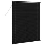Venetian Blind Black 150 x 120 cm 25 mm PVC 42003740