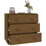 Sideboard Honey Brown 80x40x75 cm Solid Wood Pine 820110