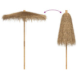 Tiki Umbrella with Banana Leaf Canopy 150 cm Bamboo 4108222