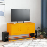 TV Cabinet Mustard Yellow 100.5x39x60.5 cm Steel 846479
