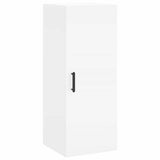 Highboard White 34,5x34x180 cm Engineered Wood 3198985