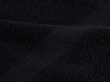 Premium Sauna Towels SOLUND 10 pcs Black 80x200 cm 600 gsm 137436