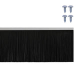 Screw-on Door Brush Seals 12 pcs Silver 100 cm Aluminium Alloy 42019508