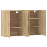 Wall Mounted Cabinets 2 pcs Sonoma Oak Engineered Wood 3197979