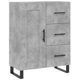 Highboard Concrete Grey 69.5x34x180 cm Engineered Wood 3198685