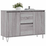 Sideboard Grey Sonoma 101.5x35x70 cm Engineered Wood 827210