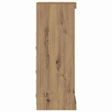 LED Sideboard Artisan Oak 60.5 x 37 x 100 cm Engineered Wood 863046