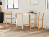 Dining Chairs 2 pcs Natural 40 x 47.5 x 99.5 cm 42020468