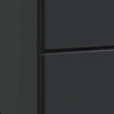 Bedside Cabinet Black 43 x 34.5 x 47.5 cm Engineered Wood 895447