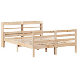 Bed Frame with Headboard without Mattress 140x200 cm 3306684