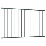 Fence Panel Woerden Powder-coated Steel 1.7x1 m Anthracite 145222