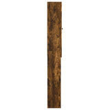 Toilet Cabinet BREDA Smoked Oak 66 x 25.5 x 190 cm 897580