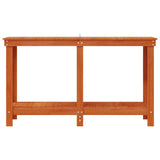 Work Bench Wax Brown 140 x 50 x 80 cm Solid Pine Wood 870301