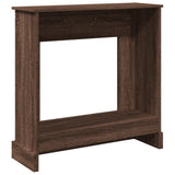 Fireplace Surround Brown Oak 90x30x90 cm Engineered Wood 854595